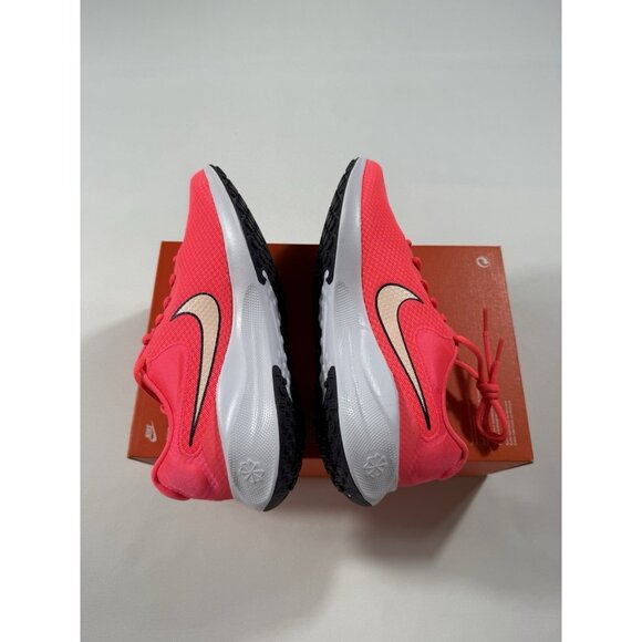 New Women’s Size 8 Hot Punch Nike Revolution 7 Running Shoes FB2208 602 - Picture 6 of 10